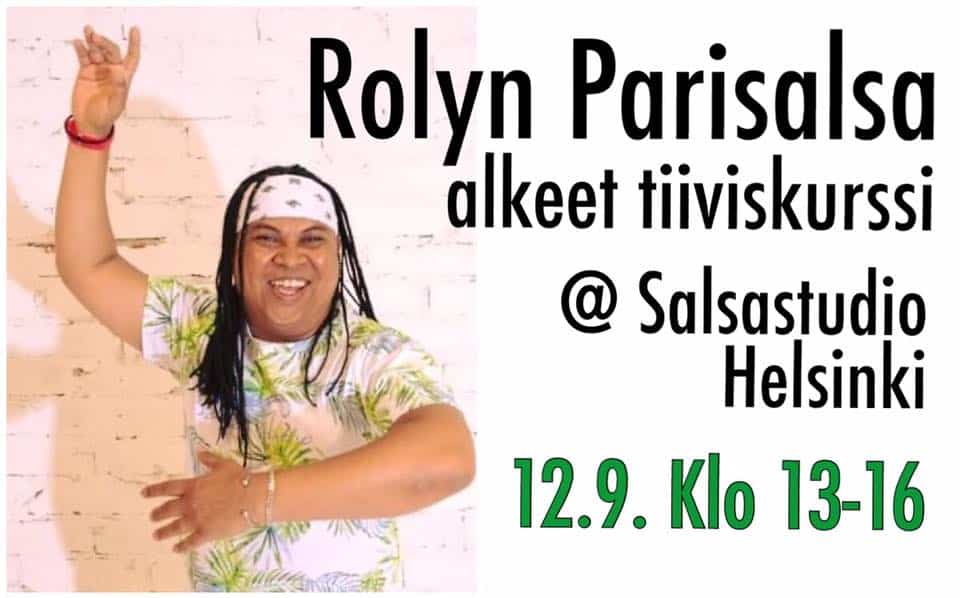 Parisalsan alkeet tiiviskurssi Rolyn kanssa 12.9. klo 13-16